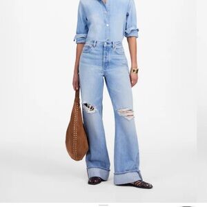 Madewell Light Blue Flare Jeans